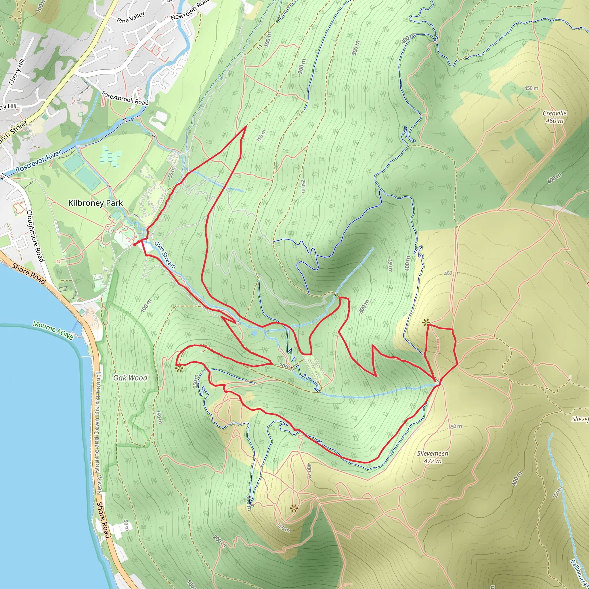 Slievemartin mobile static map