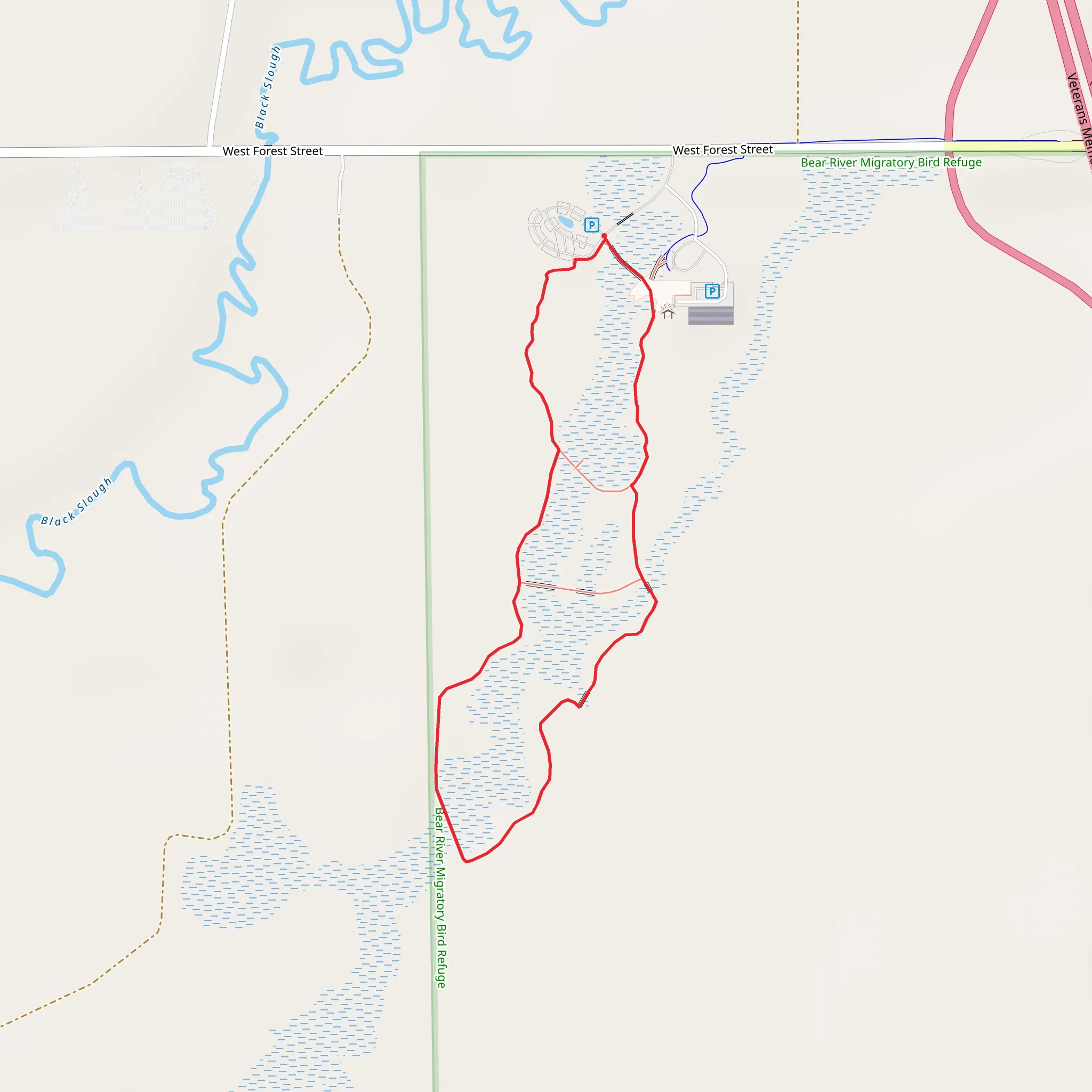 Bear River Migratory Bird Refuge Loop mobile static map