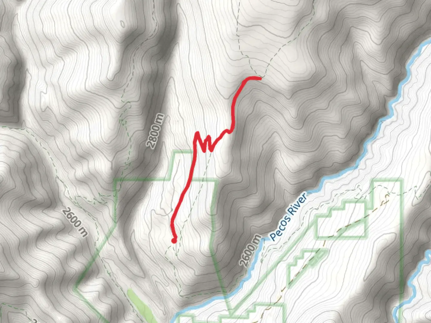 An image depicting the trail Beatty's Trail - Jacks Creek Horse Camp and its surrounding area.
