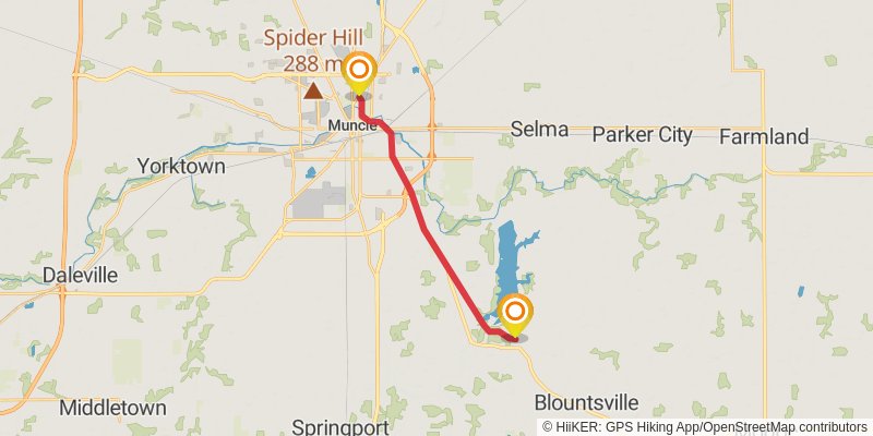 American Discovery Trail North Route stage 96 Map