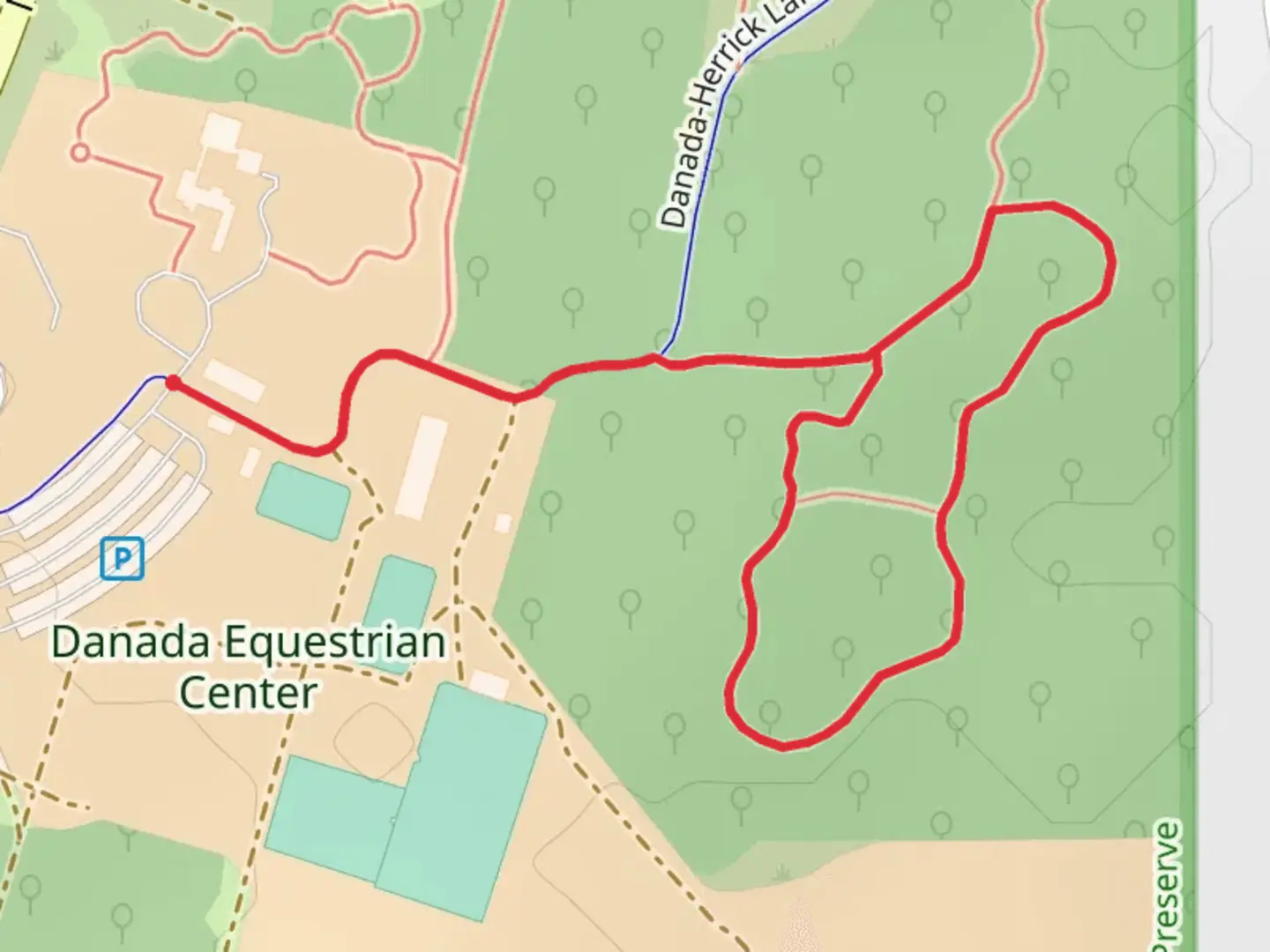 An image depicting the trail Herrick Lake Regional Trail and its surrounding area.