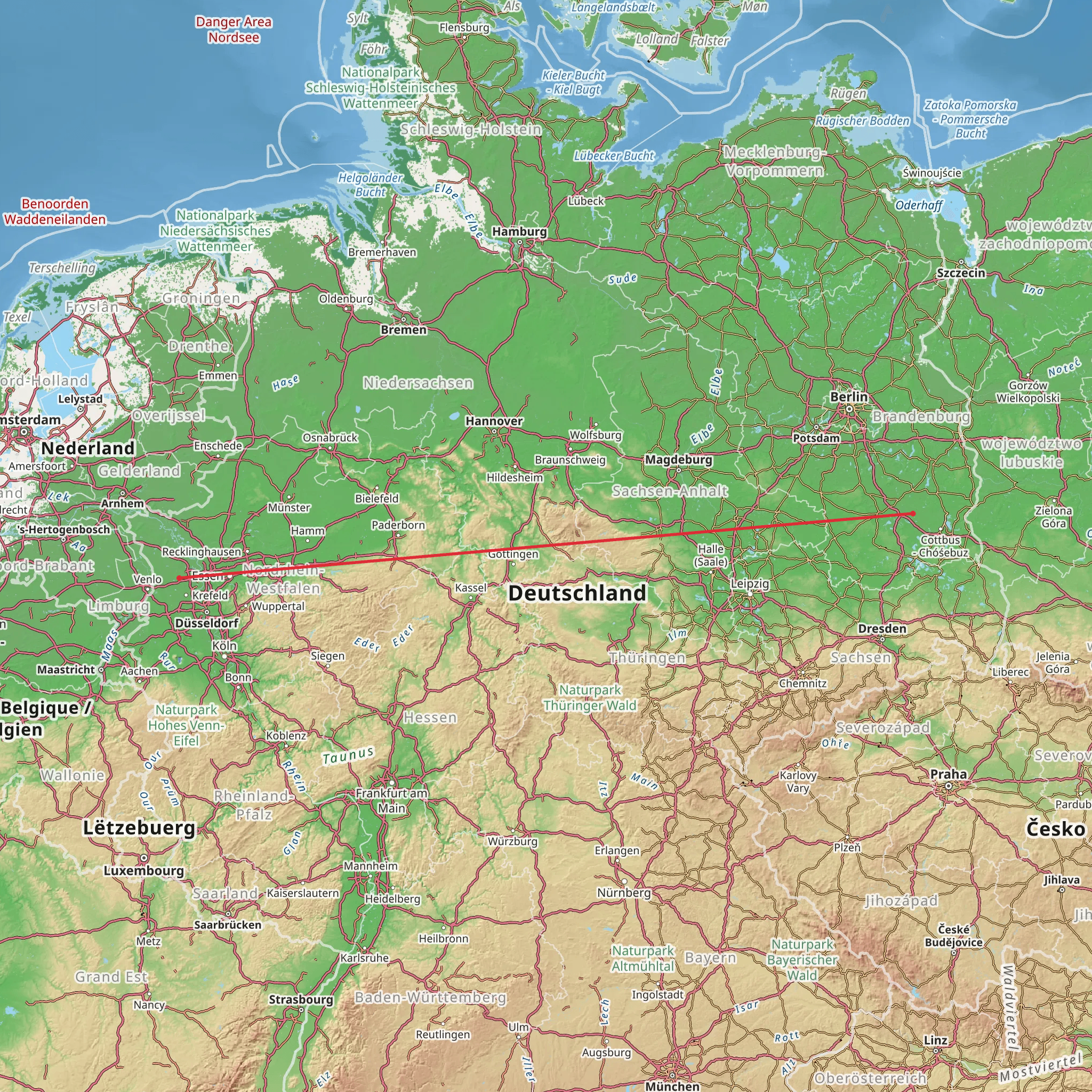 Saelhuyser Berg Loop mobile static map