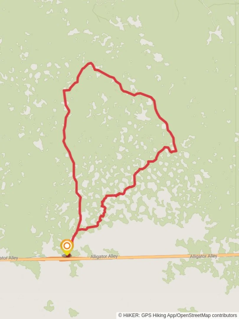 An image depicting the trail Blue and Florida Loop Trail and its surrounding area.