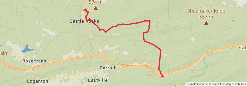American Perimeter Trail - Northern Appalachian Primary stage 61 Map
