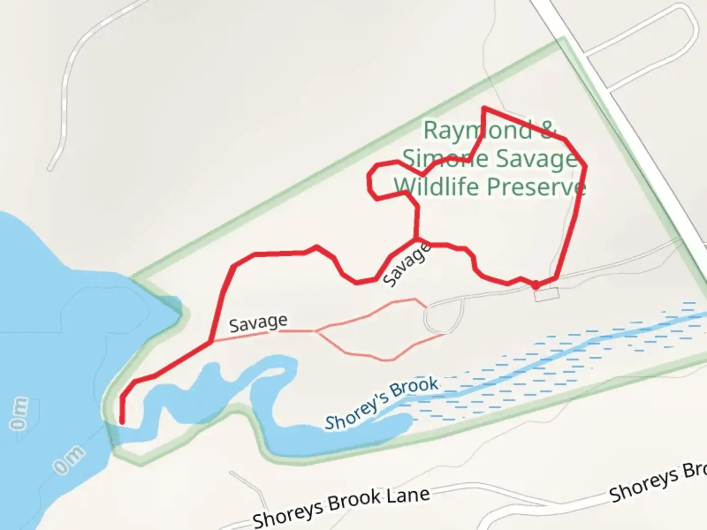 An image depicting the trail Savage Loop and its surrounding area.
