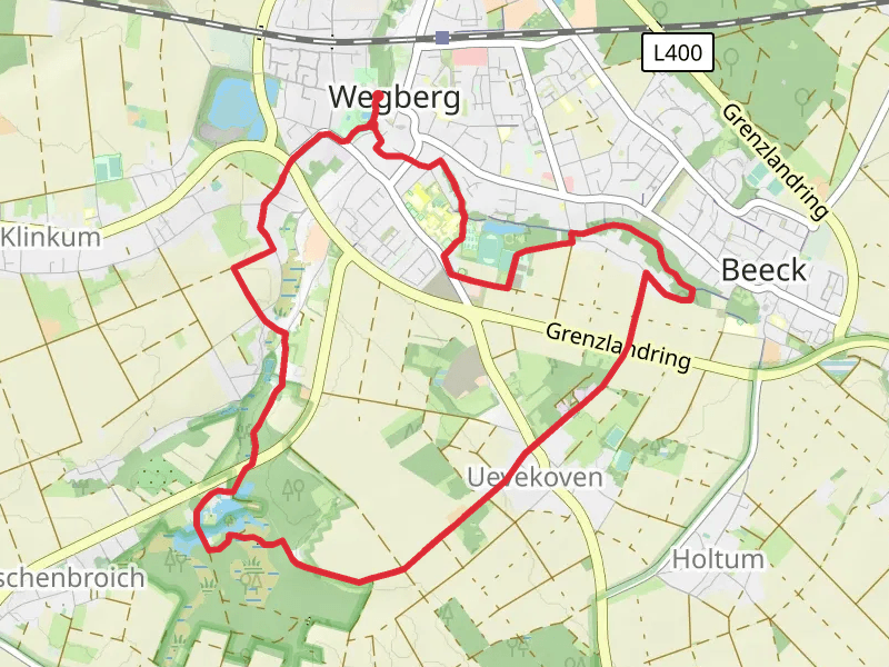 Schlossweiher via Flachsroute and Wegberger Muehlen Tour