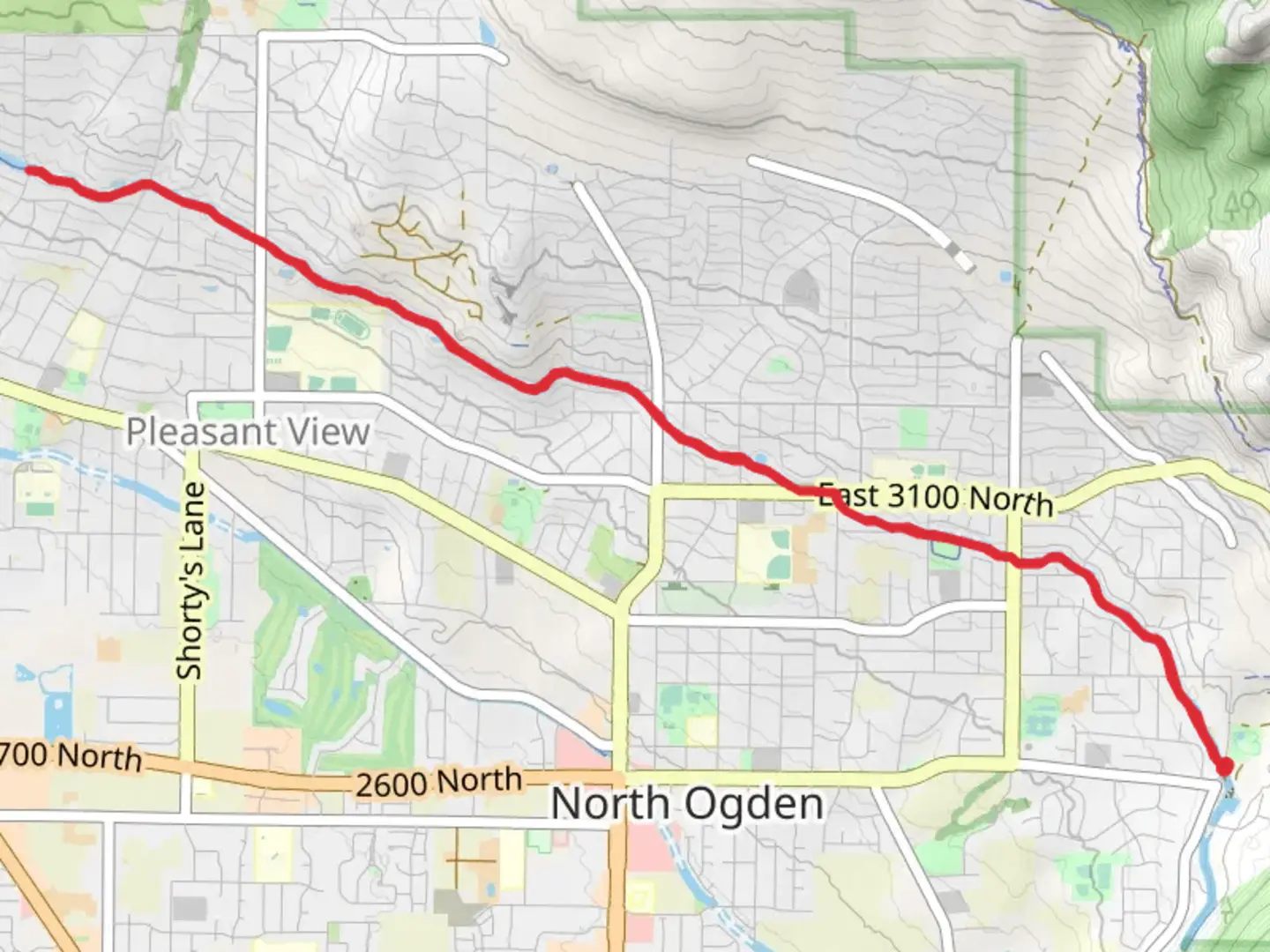 An image depicting the trail McGriff Canal Trail and its surrounding area.