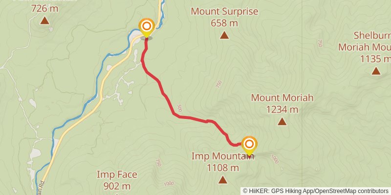 Moriah Loop stage 3 Map