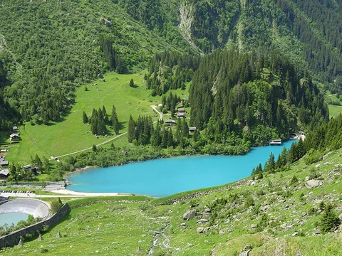 An image depicting the trail Secluded Val de Bagnes Trail and its surrounding area.