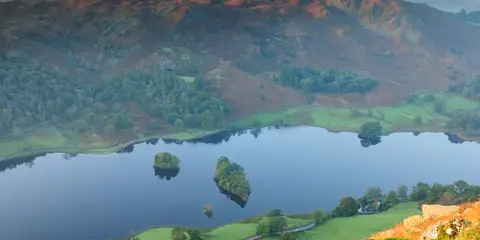 An image depicting the trail Crake Valley Round and its surrounding area.