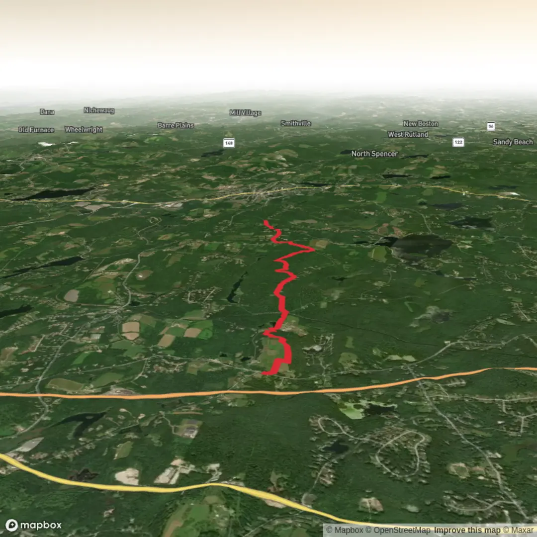 An image depicting the trail Midstate Trail from Northside and its surrounding area.