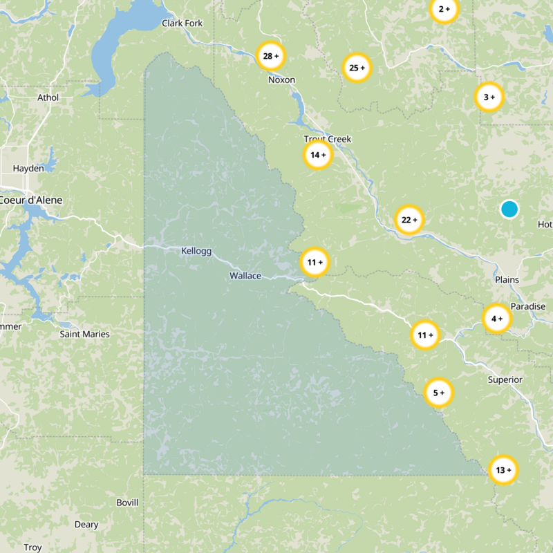 Shoshone County Static Map