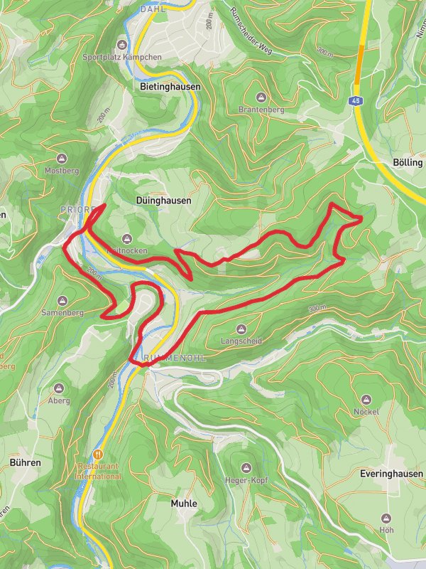Uffelnweg and Dahler Hoehenring Loop