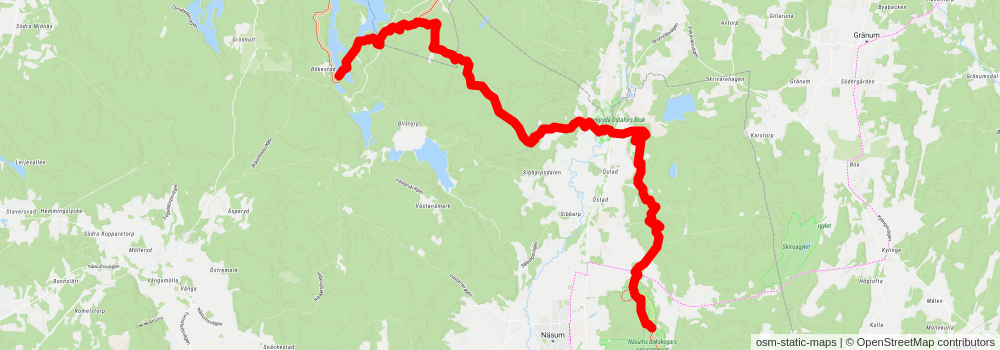Skåneleden 1 stage 2 Map