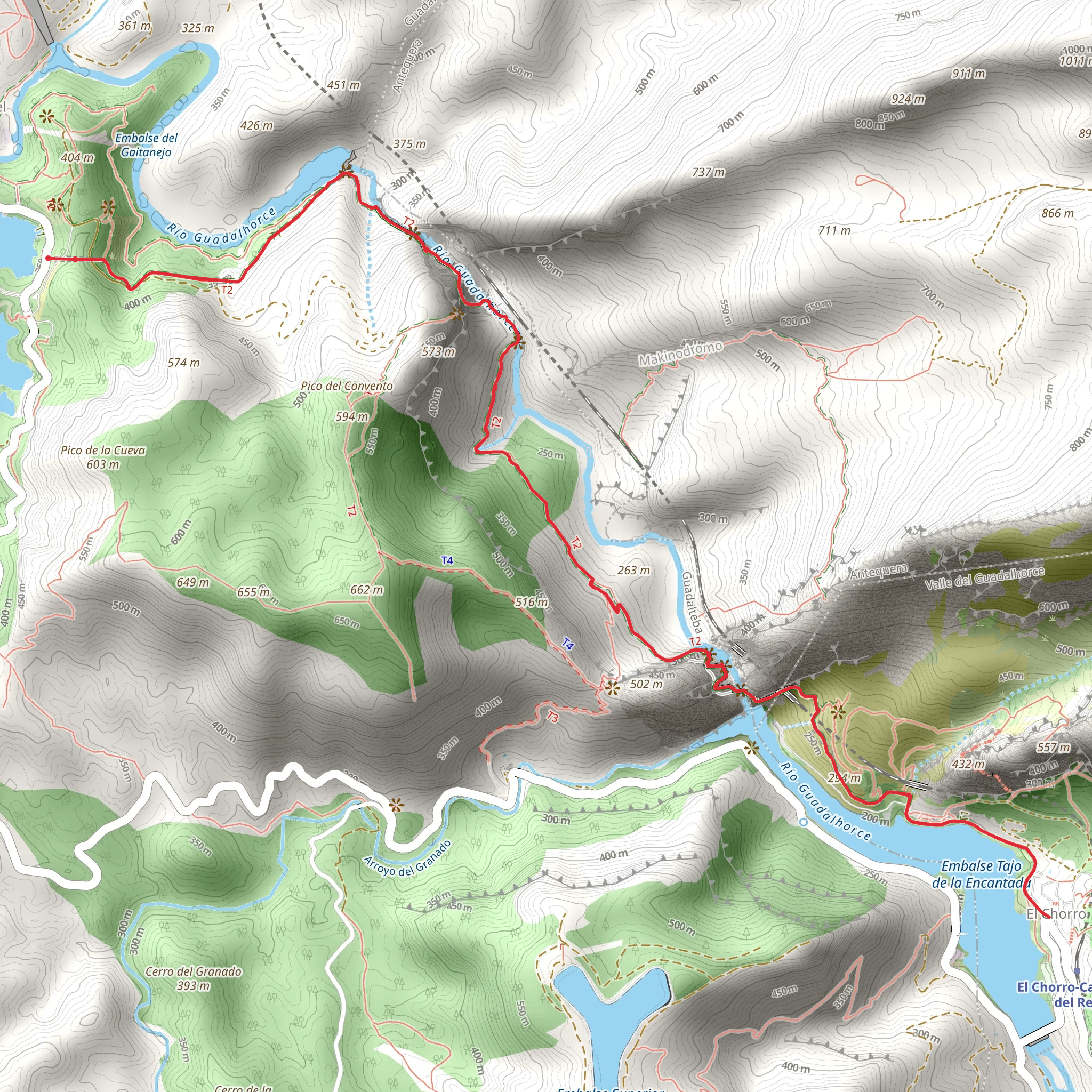 Caminito del Rey - The King's Little Path mobile static map
