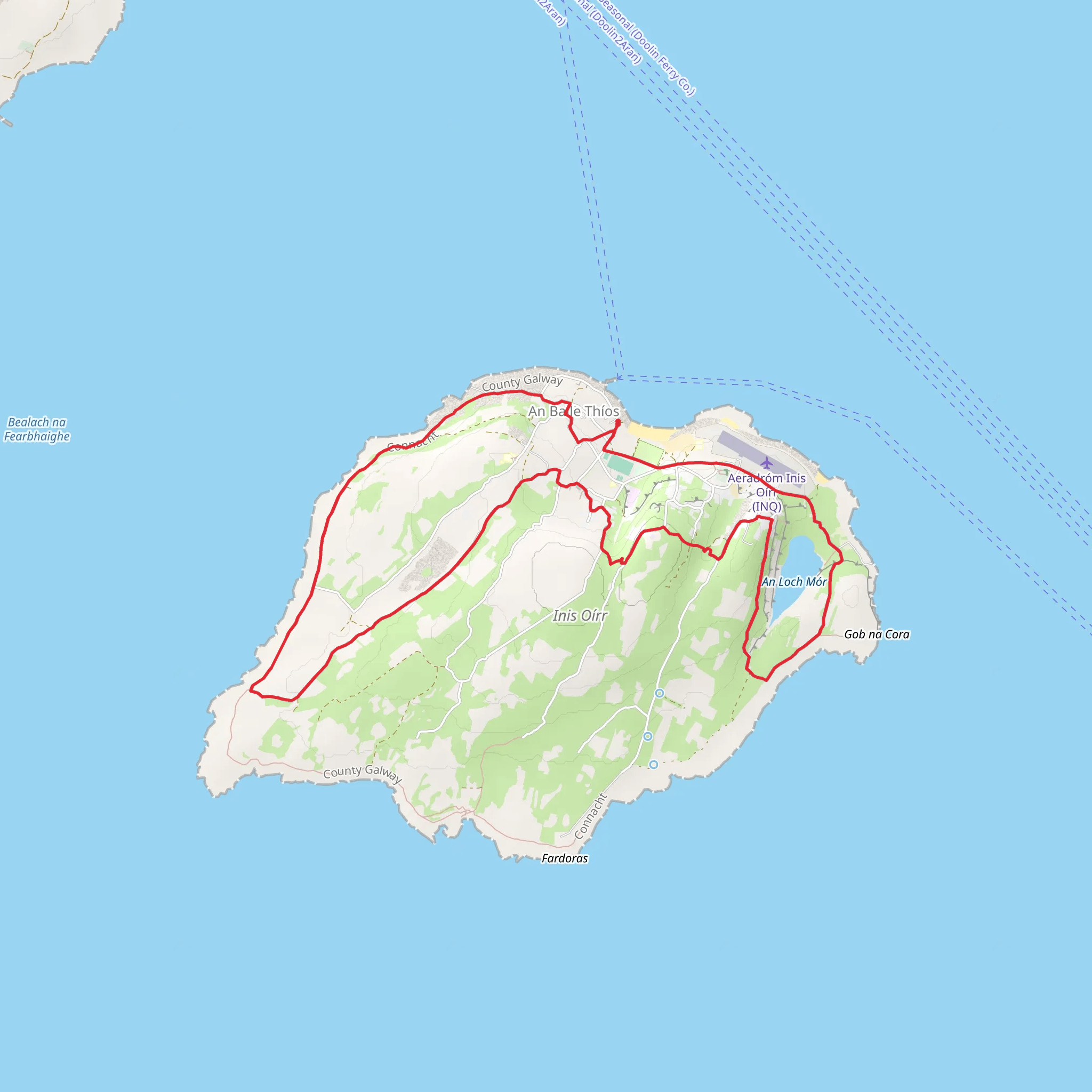 Inis Oirr - Lub Ceathru an Phoillin mobile static map