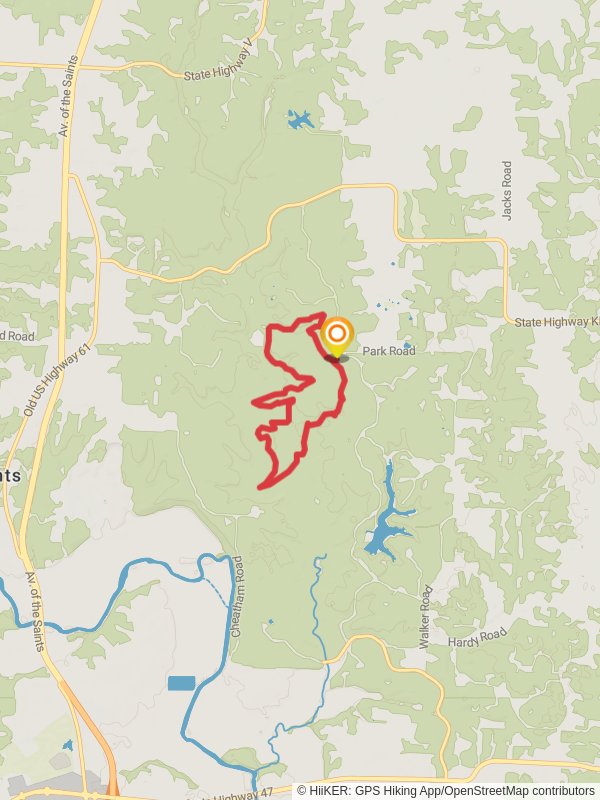 Cuivre River Trail - North and Big Sugar Creek Loop Trail