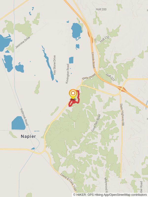 Loess Bluffs Trail and Munkres homestead Trail Loop