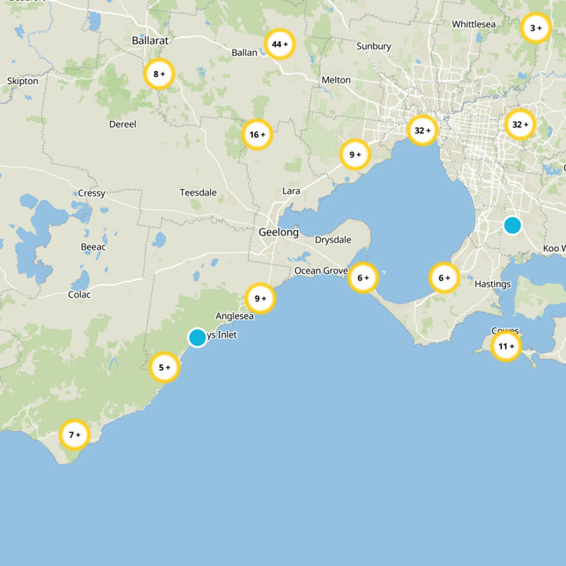 Surf Coast Static Map