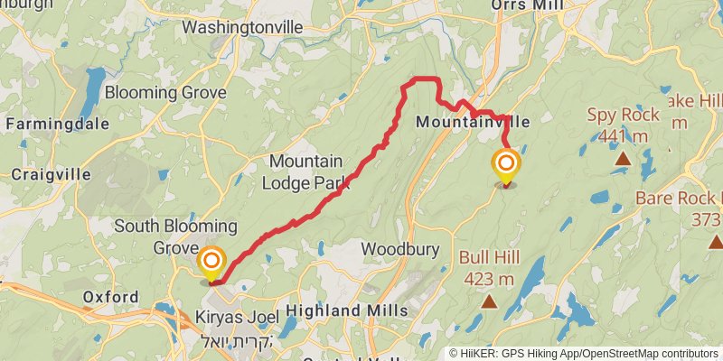 Highlands Trail stage 2 Map