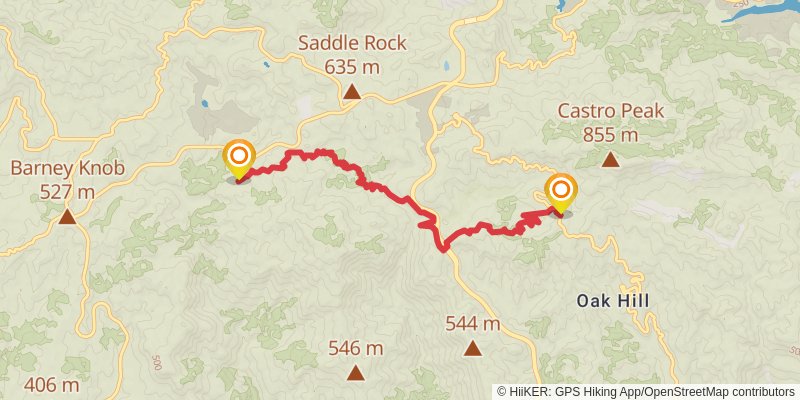 Backbone Trail stage 4 Map