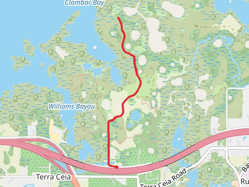 Walk towards Clambar Bay