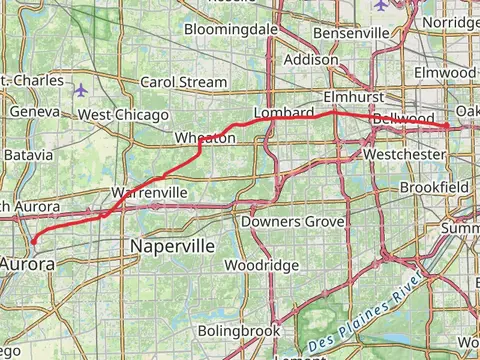 Illinois Prairie Path Aurora Branch