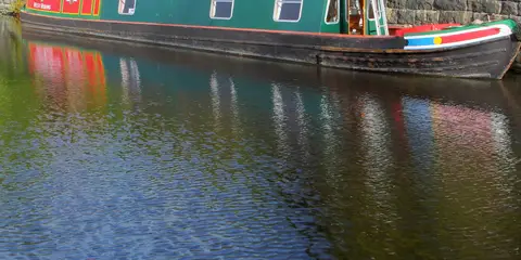 An image depicting the trail Hebden Bridge via Calderdale Way and its surrounding area.