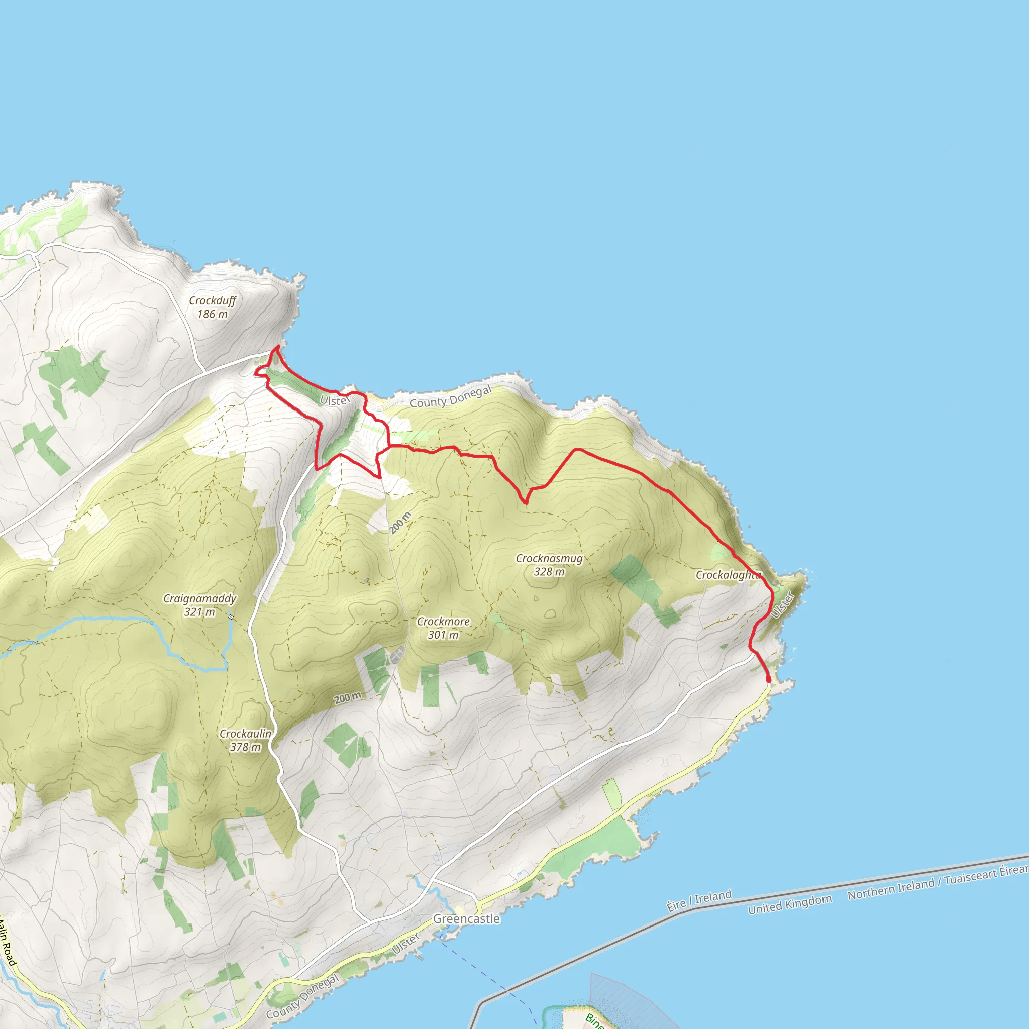 Stroove to Kinnego Bay Walk mobile static map