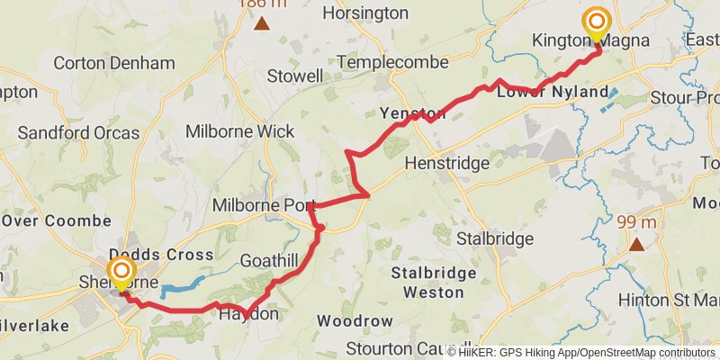 Orange Way stage 11 Map