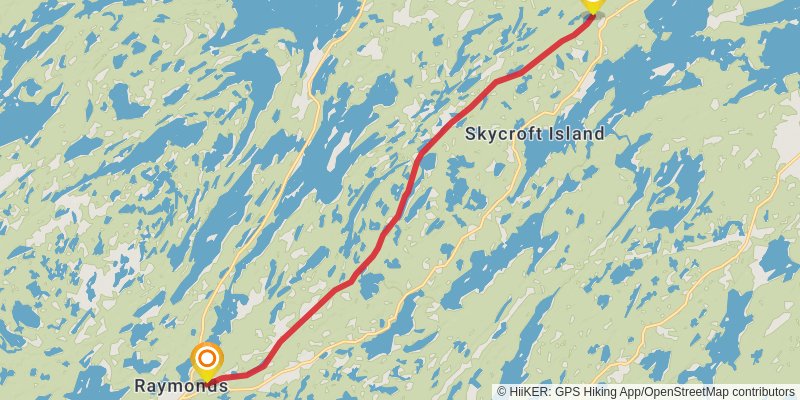Cataraqui Trail stage 2 Map