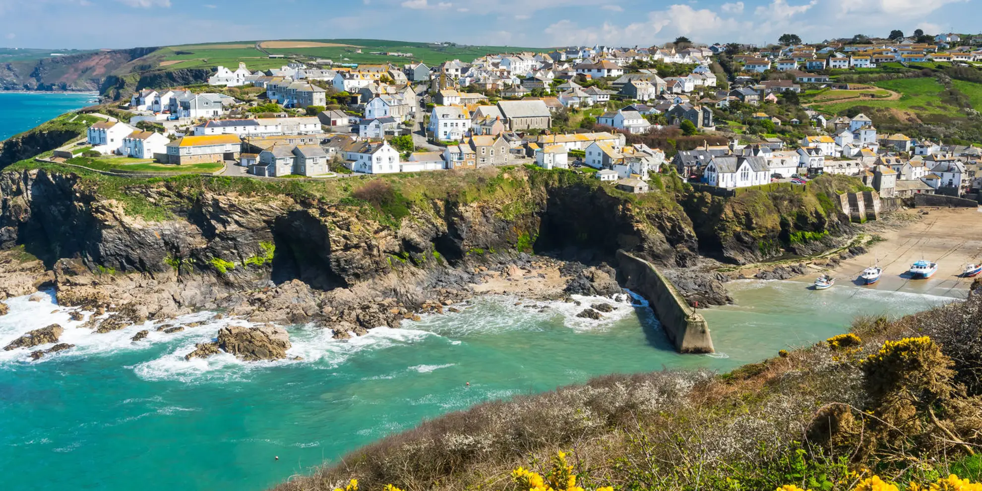 An image depicting the trail Port Isaac and Porteath Walk and its surrounding area.