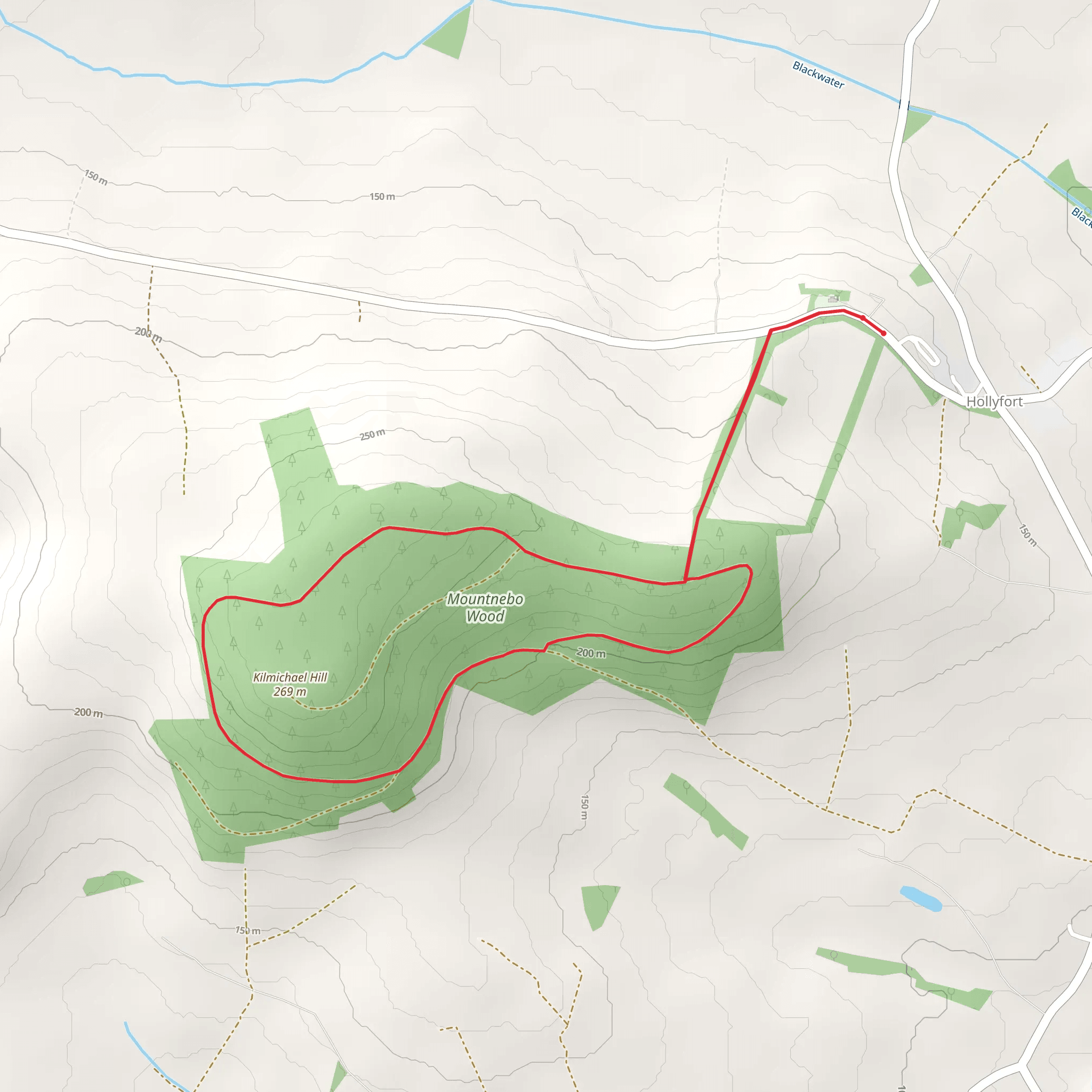 Mount Nebo Trail mobile static map