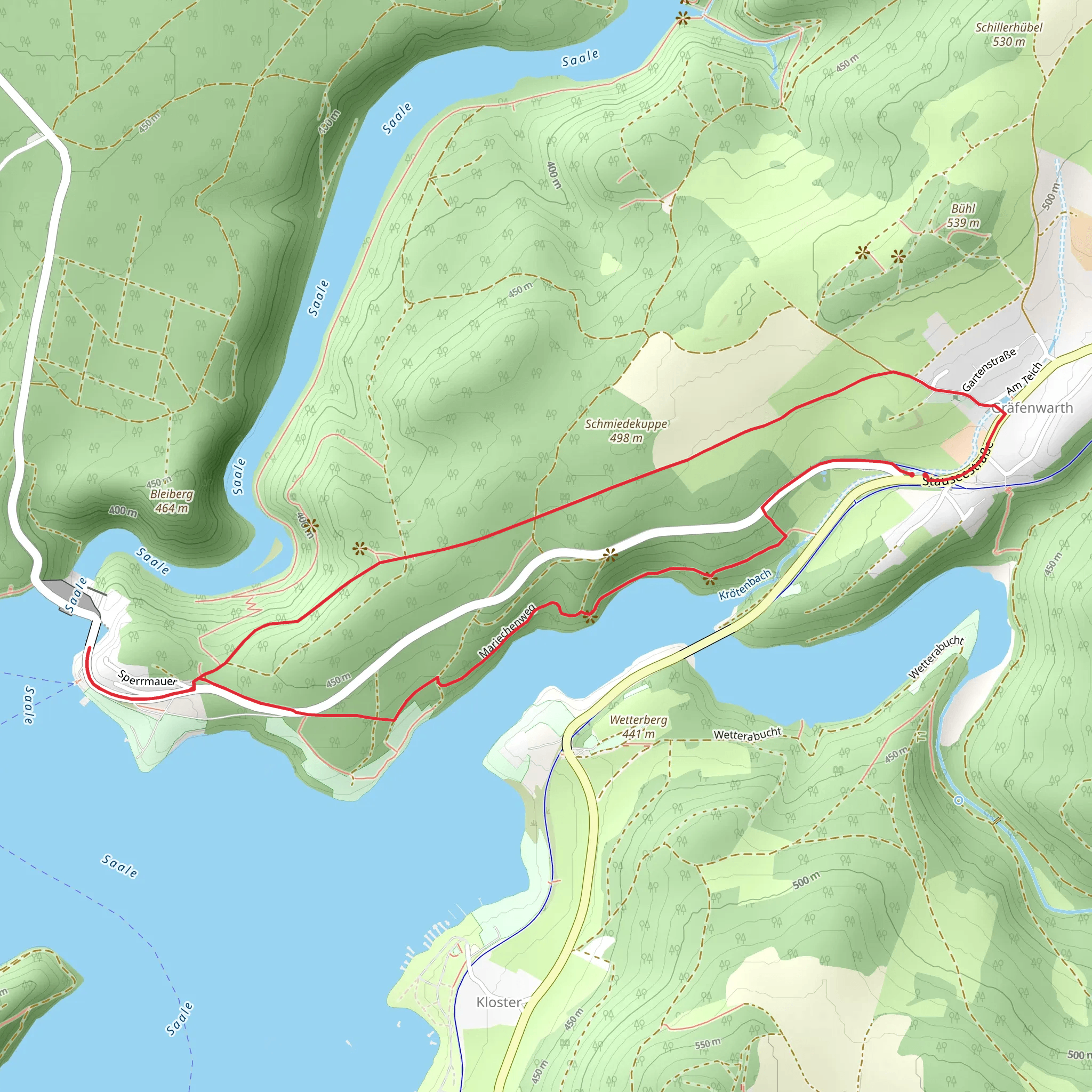 Pilz-Erlebnispfad Graefenwarth Loop mobile static map