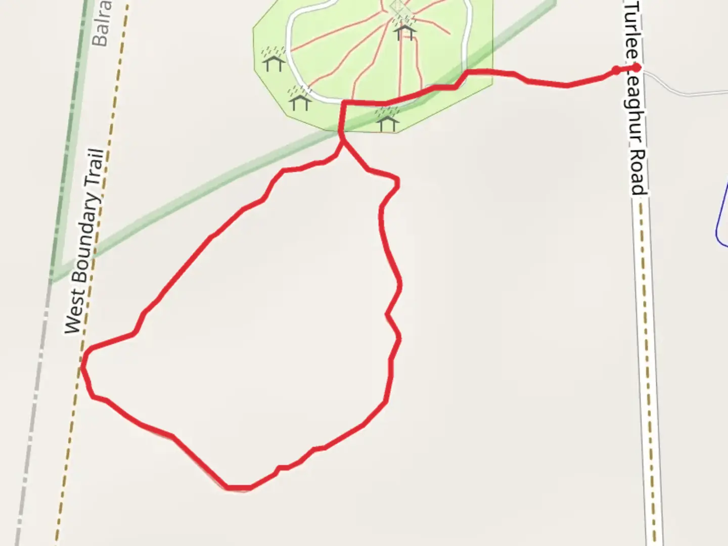 An image depicting the trail Grasslands Nature Trail and its surrounding area.