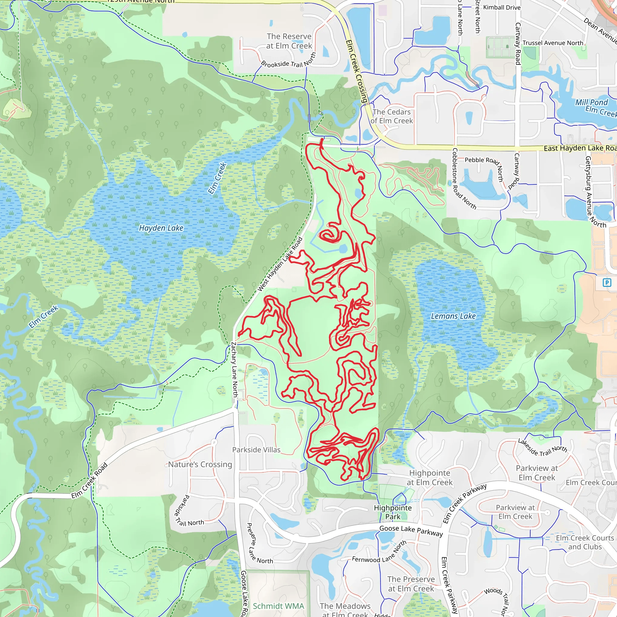 Grizzland Loop mobile static map