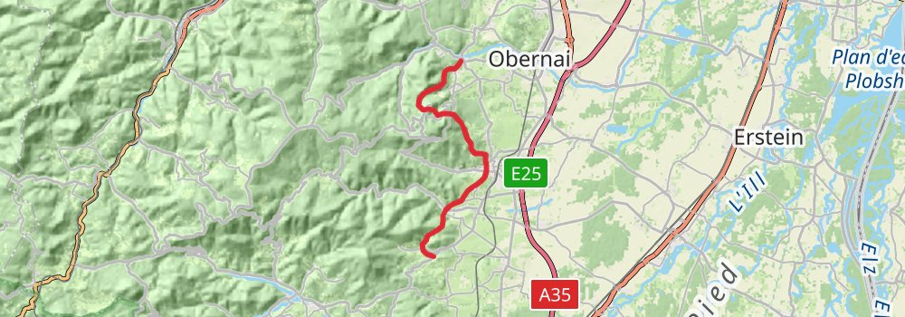 Camino Strasbourg-Saint Jean Pied de Port via Vézelay stage 3 Map