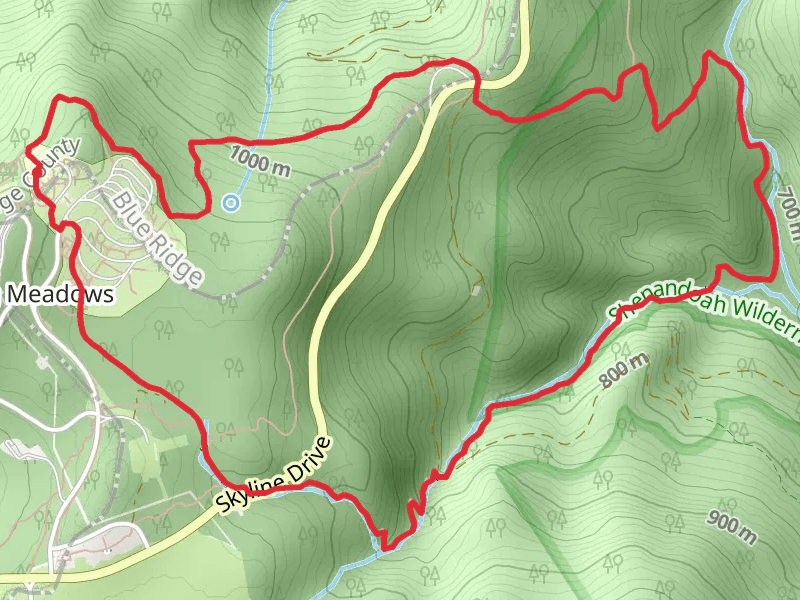 Fishers Gap, Rose River and Story of the Forest Loop Trail