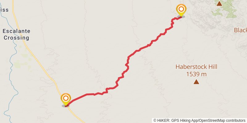 Sky Islands Traverse stage 2 Map