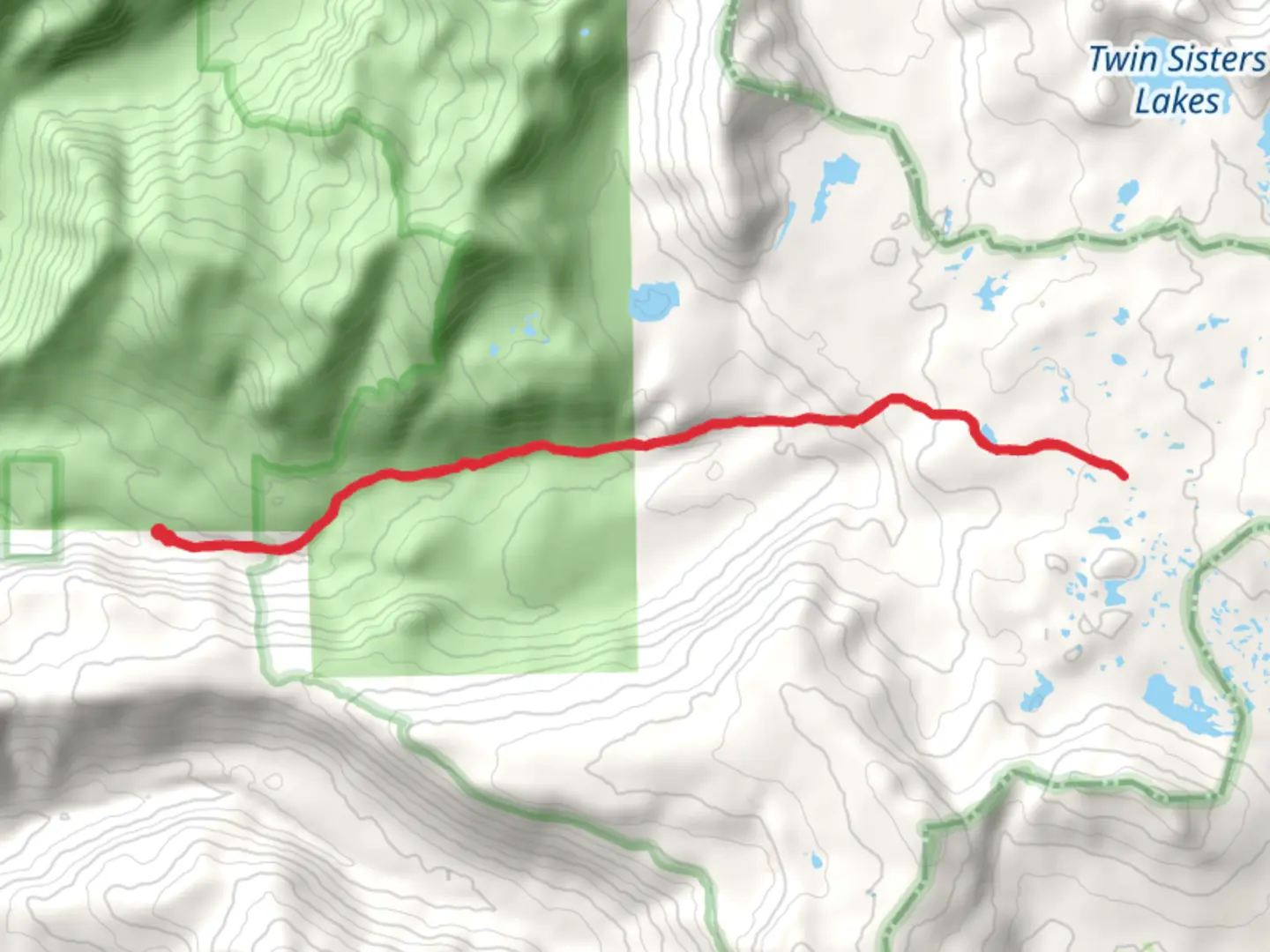 An image depicting the trail Cowlitz Trail and its surrounding area.