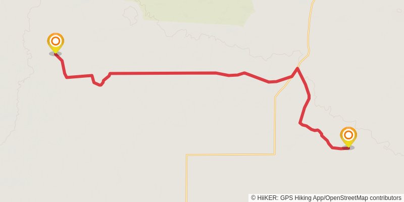 Ultra Pedestrian North Loop stage 131 Map