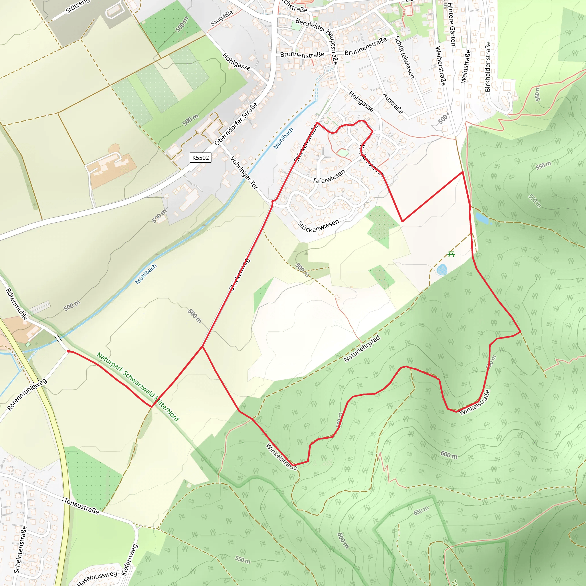 Stückenbuhl Loop mobile static map