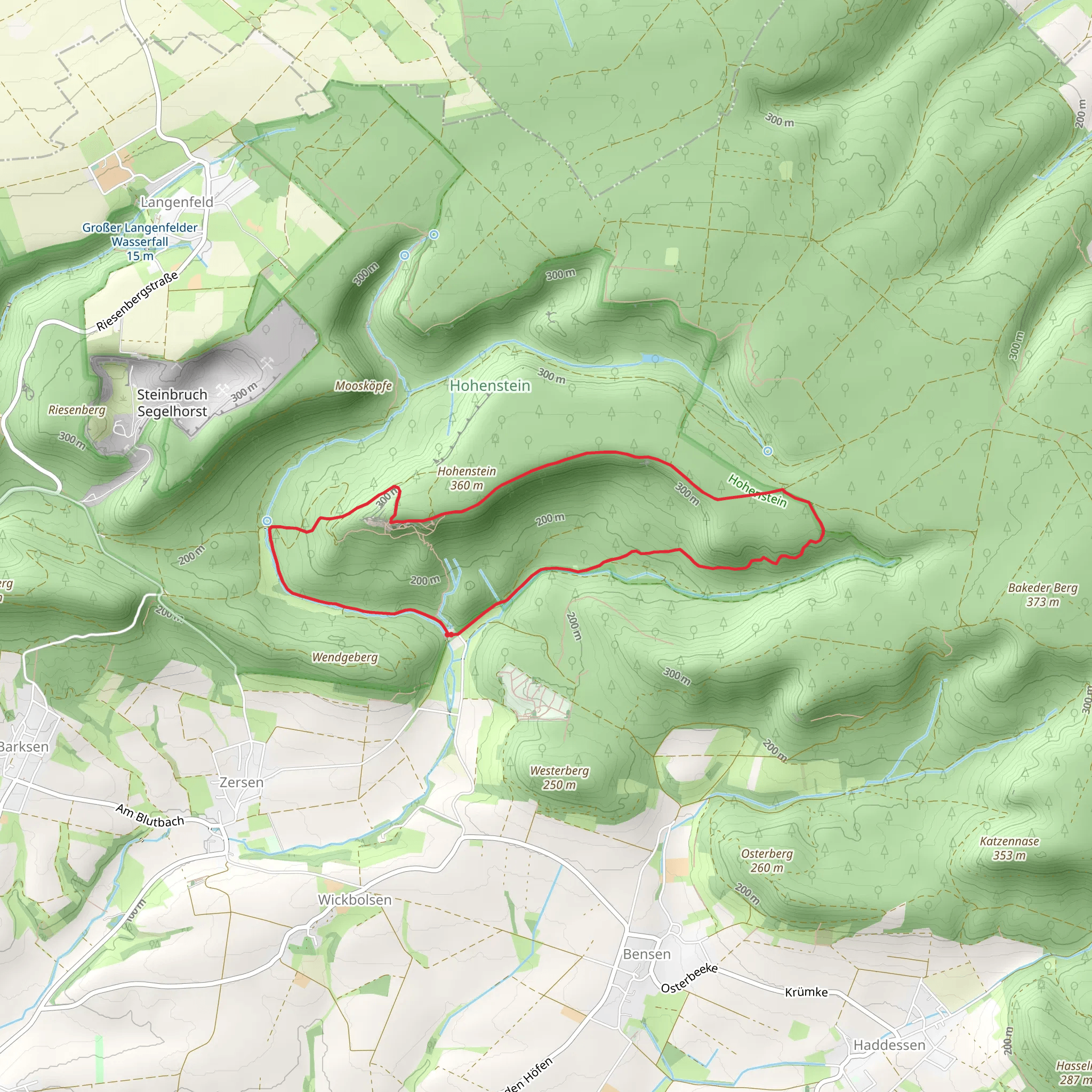 SUntel, Teufelskanzel and NSG Hohenstein Loop mobile static map