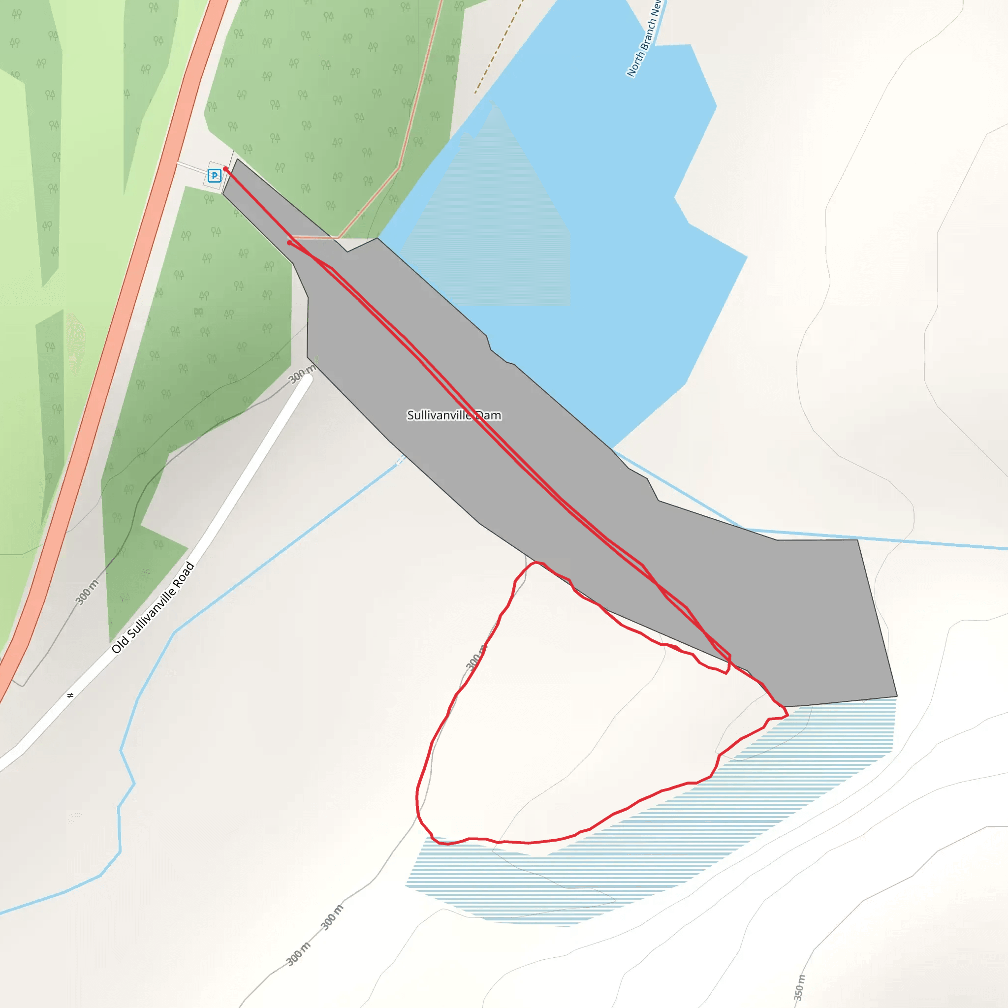Bulkley Creek Loop mobile static map