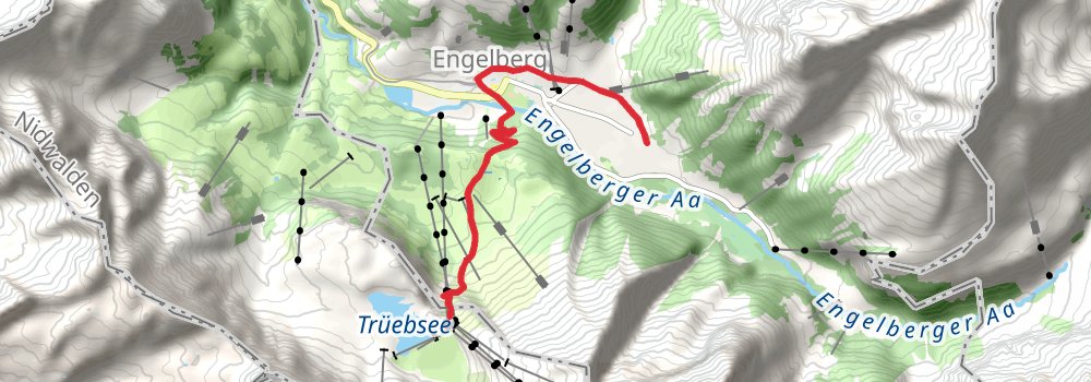 Via Alpina - Green Trail stage 10 Map