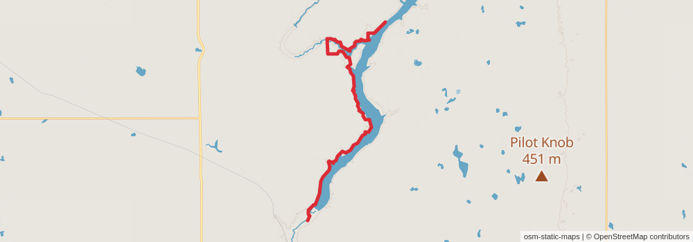 American Perimeter Trail - North Country Primary stage 218 Map