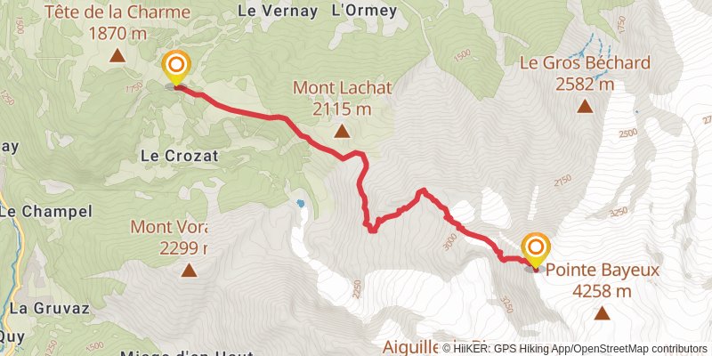 Goûter Route stage 2 Map