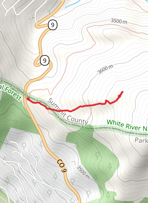 Hike on Hoosier Community Site Trail mobile static map