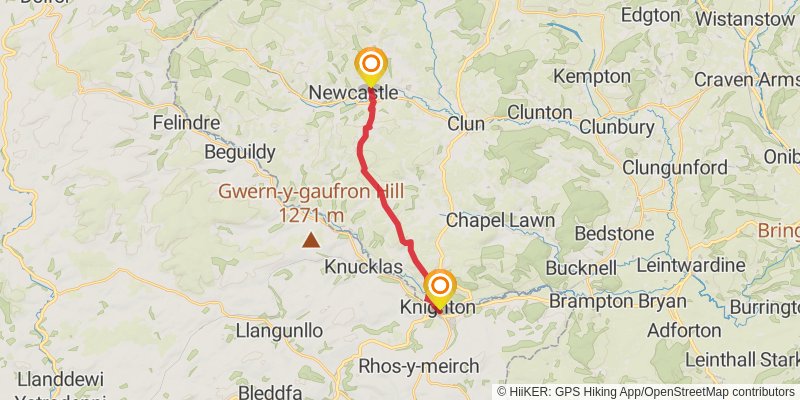 Offa's Dyke Path stage 7 Map