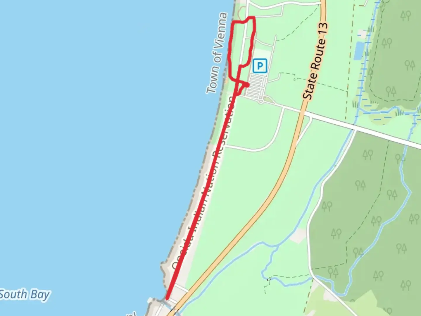 An image depicting the trail Lakeshore Road Walk and its surrounding area.